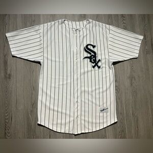 Vintage Ravens Athletic Chicago White Sox, MLB, baseball pinstriped jersey